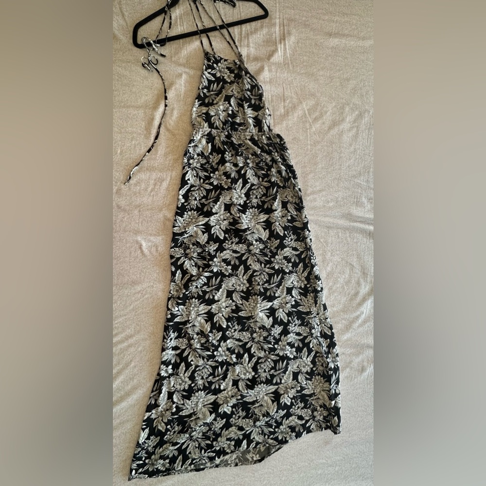 Forever 21, lace-up open back, maxi dress, size S